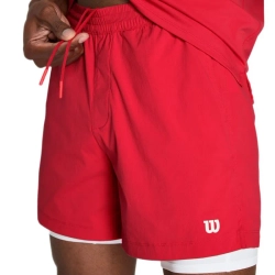 Мужские теннисные шорты Wilson Tennis Volley 6" - varsity red