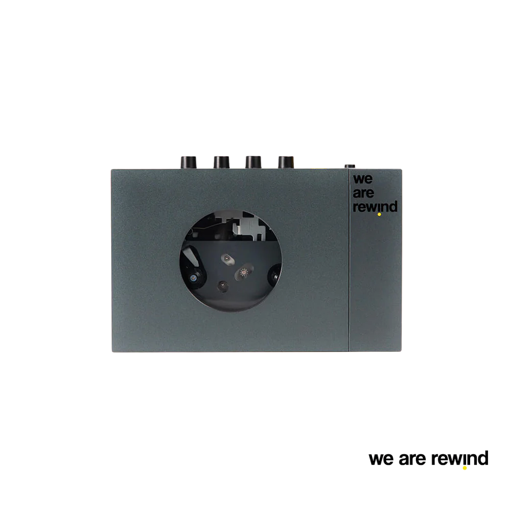We Are Rewind Cassette Player Grey