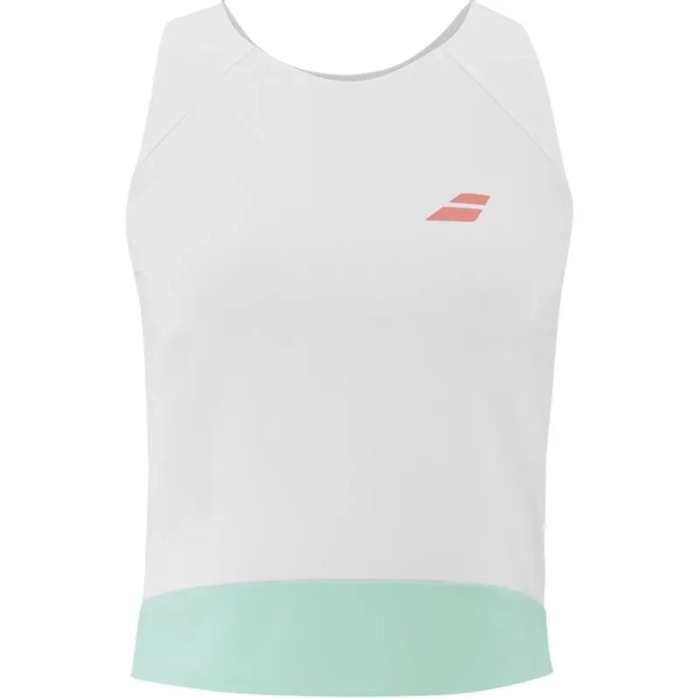 Топ женский Babolat Padel Perforated - white/white