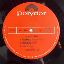 Винтажная виниловая пластинка LP Focus Mother Focus (Japan 1976) (No Obi) Hard Vanilla