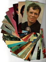 №48 Открытки Артисты и актёры СССР 1970–1980-е г. 25 штук. Цветные, чистые, без повторов