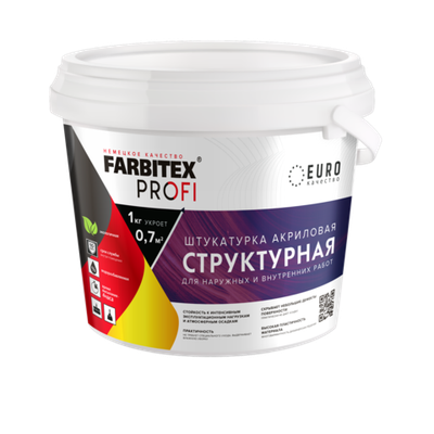 Штукатурка структурная (25 кг) FARBITEX PROFI