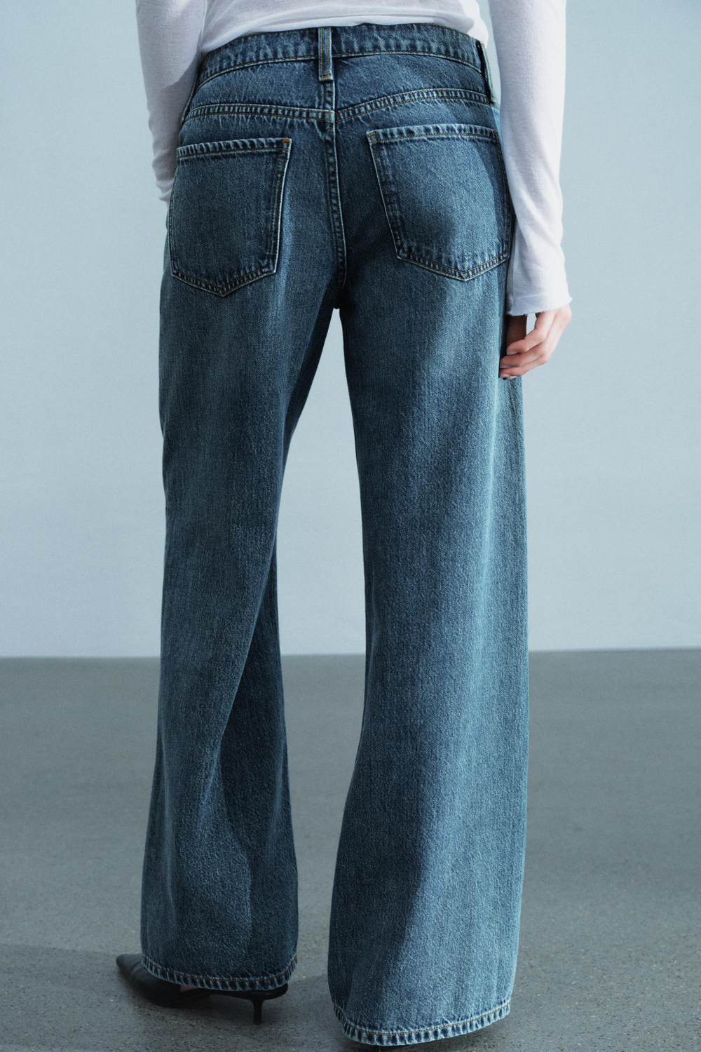 ДЖИНСЫ WIDE-LEG С НИЗКОЙ ПОСАДКОЙ — ZW COLLECTION — ZARA