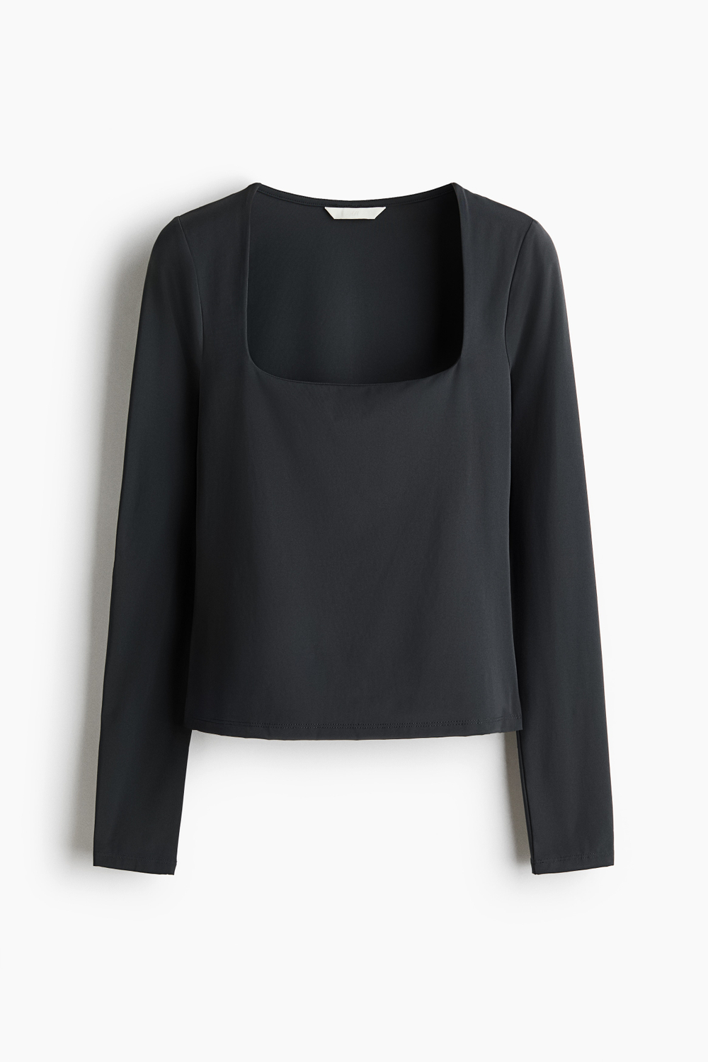 Топ из джерси с квадратным вырезом - H&M