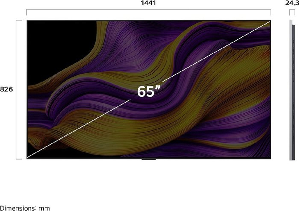 OLED телевизор LG OLED evo AI G5 OLED65G51LW