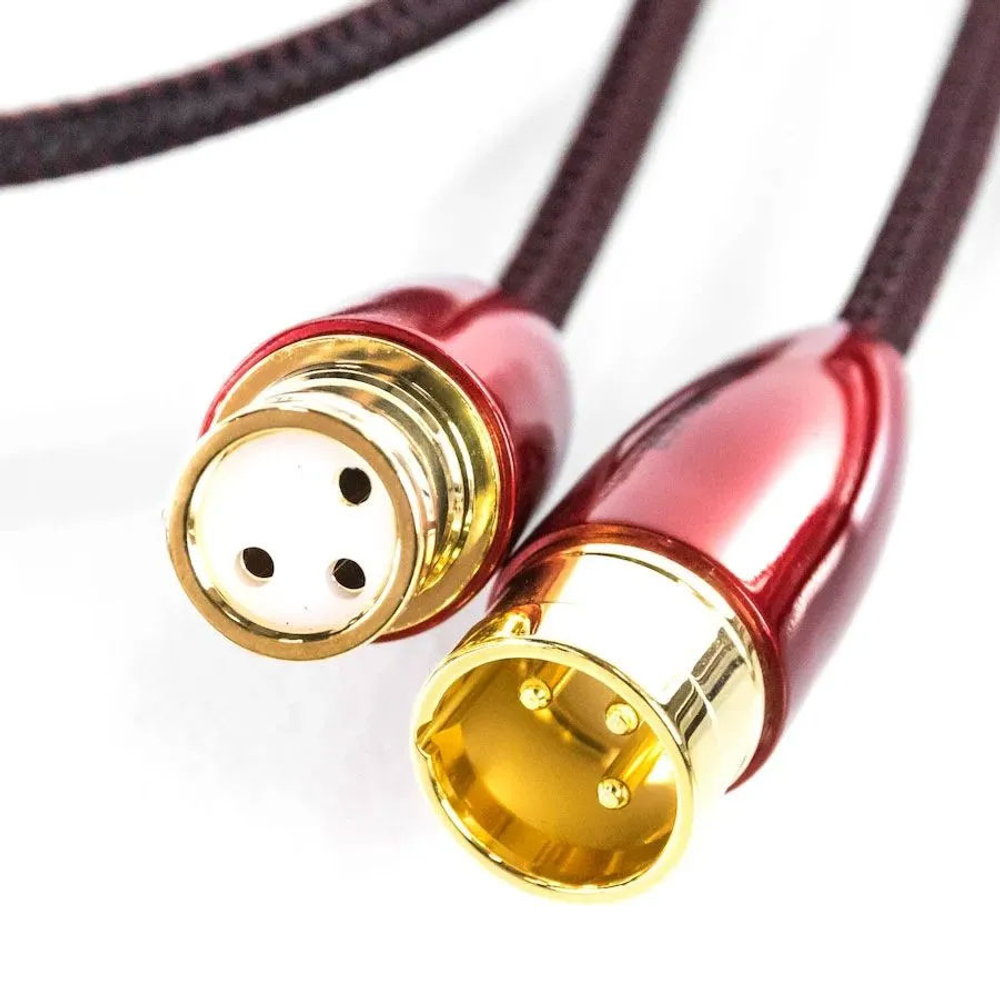 Межблочный аудио кабель AudioQuest Red River XLR-XLR, 3 метра