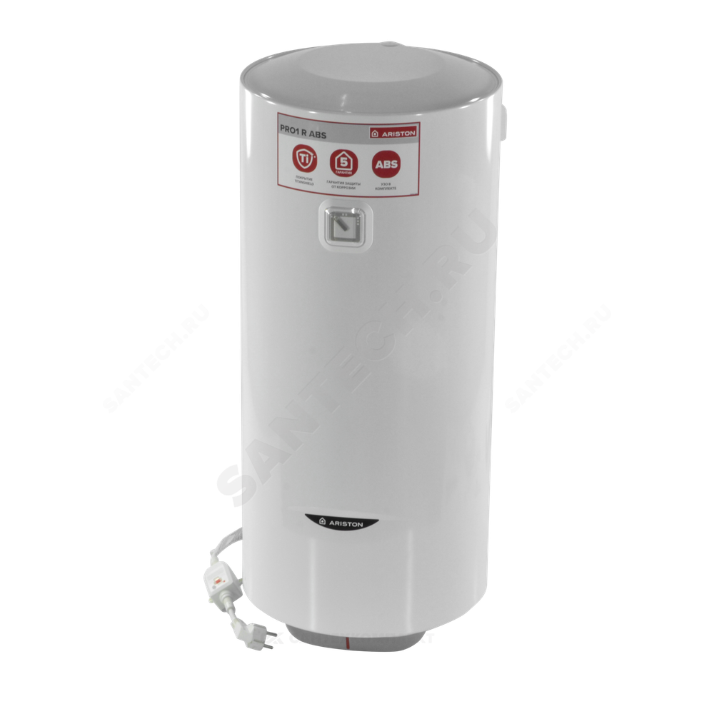 Водонагреватель электрический накопительный 65 л 1,5 кВт PRO1 R ABS 65 V SLIM Ariston 3700525