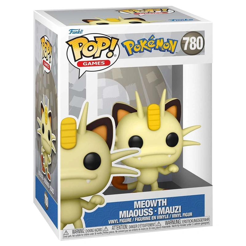 Фигурка Funko POP! Games Pokemon Meowth (780) 74630