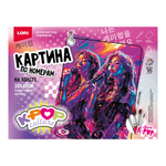 Картина по номерам холст на подрамнике 30*40см. K-POP "Гёрлз-бэнд" (Lori)