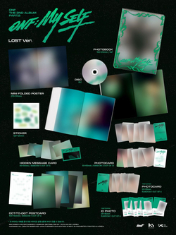 Альбом ONF - ONF:MY SELF 2nd Album PART.2 3 Version SET