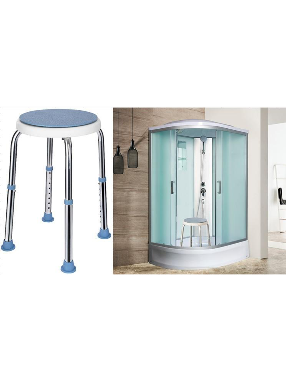 Стул для ванной и душа  RIVER Стул для ванной и душа RIVER LUX Арт. ALBA  10000001973 Универсальная Прямоугольная