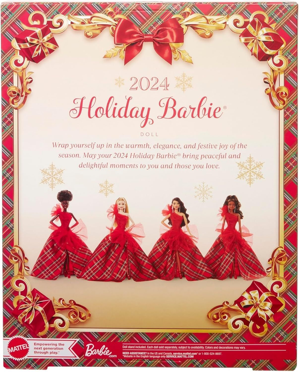 Кукла Barbie Holiday 2024 Брюнетка