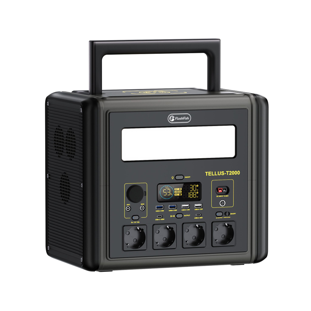 Электростанция портативная 1536WH 480000mAh 2000W Flashfish TELLUS-T2000