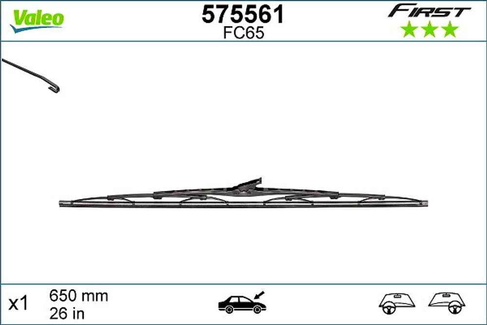 VALEO - 575561-VAL - Wiper Blade