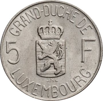 5 франков 1962 Люксембург
