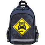 Рюкзак ПИФАГОР SCHOOL, 1 отделение, 3 кармана, "Game zone", 38x28х14 см, 271407