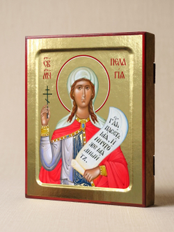 Икона Пелагеи, мученицы на дереве: 125 х 160 (Синопсисъ)