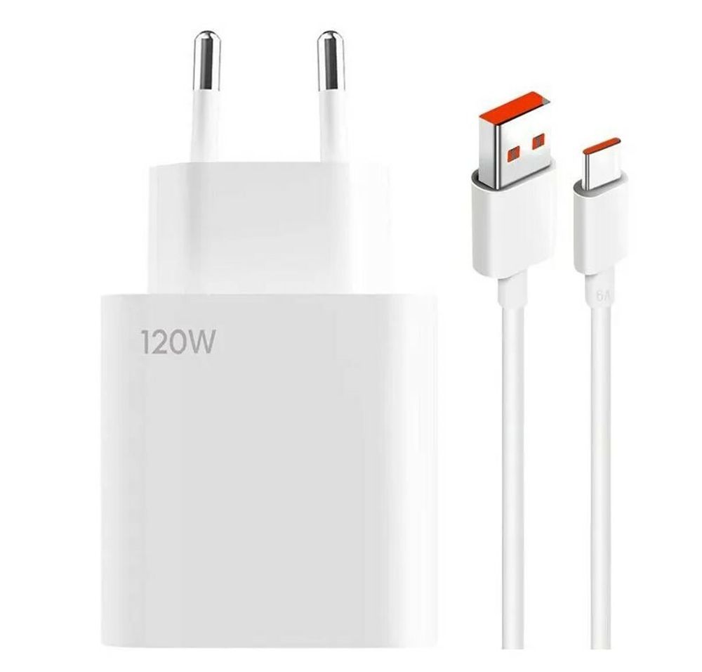 Блок питания Xiaomi Power Adapter Suit 120W+USB (Copy) белый