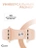 Ремешок Gurdini Sport Band (силиконовый) Apple Watch 38mm/40mm (S/M) Pink Sand
