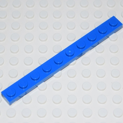 Lego Плитка 1x10 (синяя) 447723
