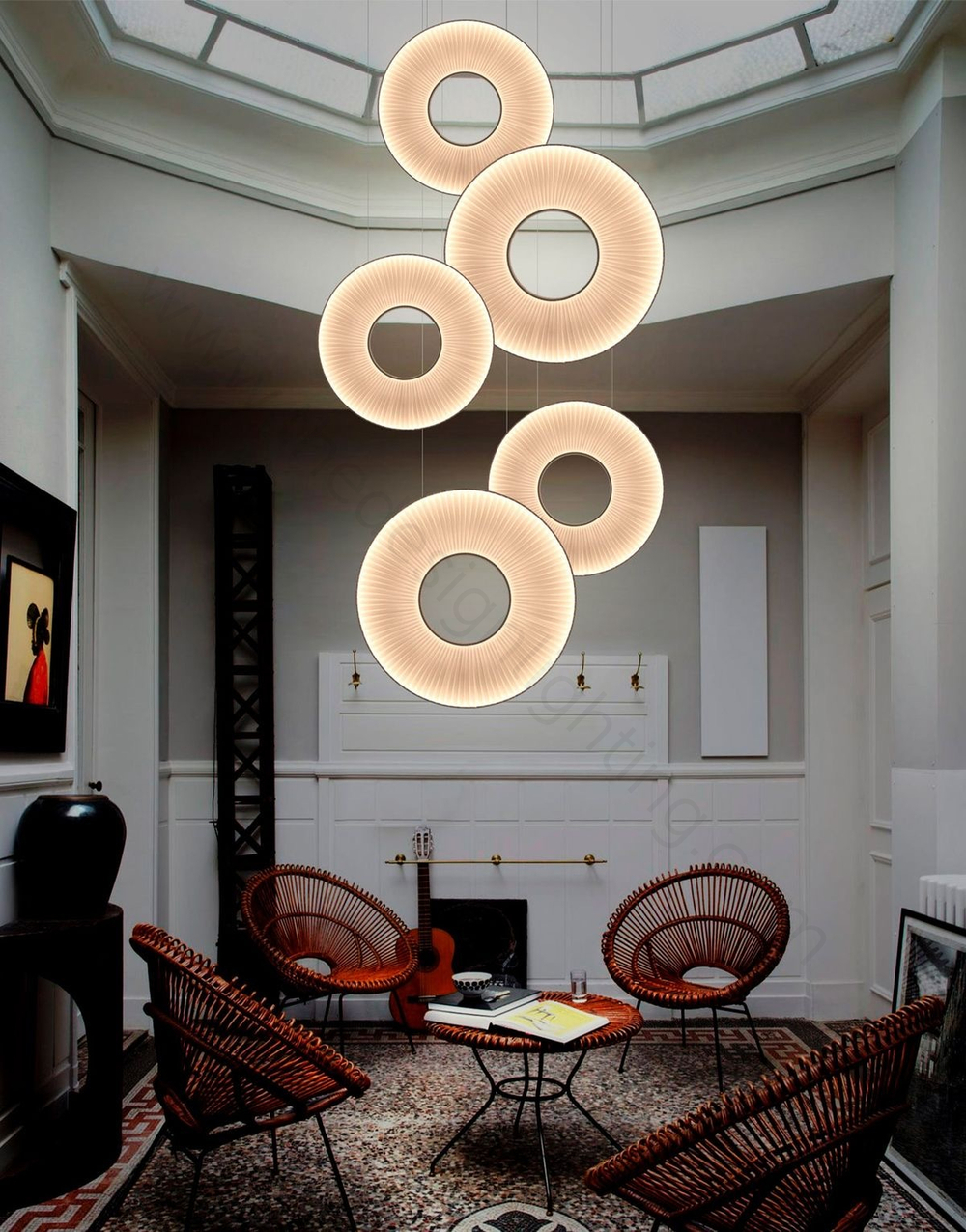 Pendant design lamp Iris by Ddix Heures Dix