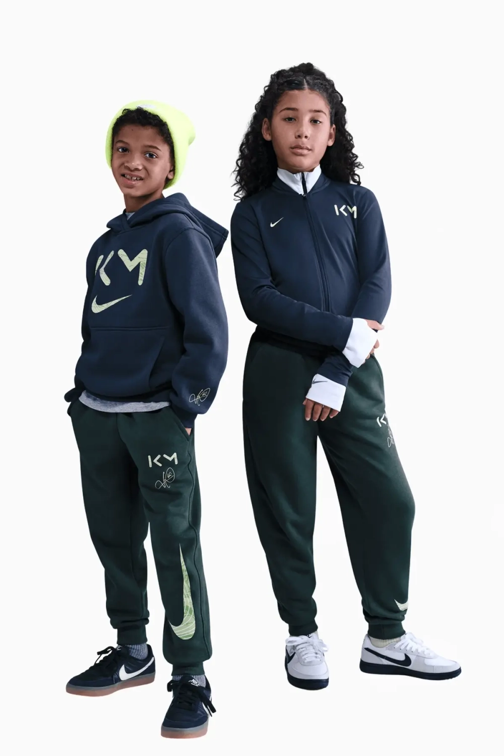 Штаны Nike Kylian Mbappé Club Fleece Junior - зеленый