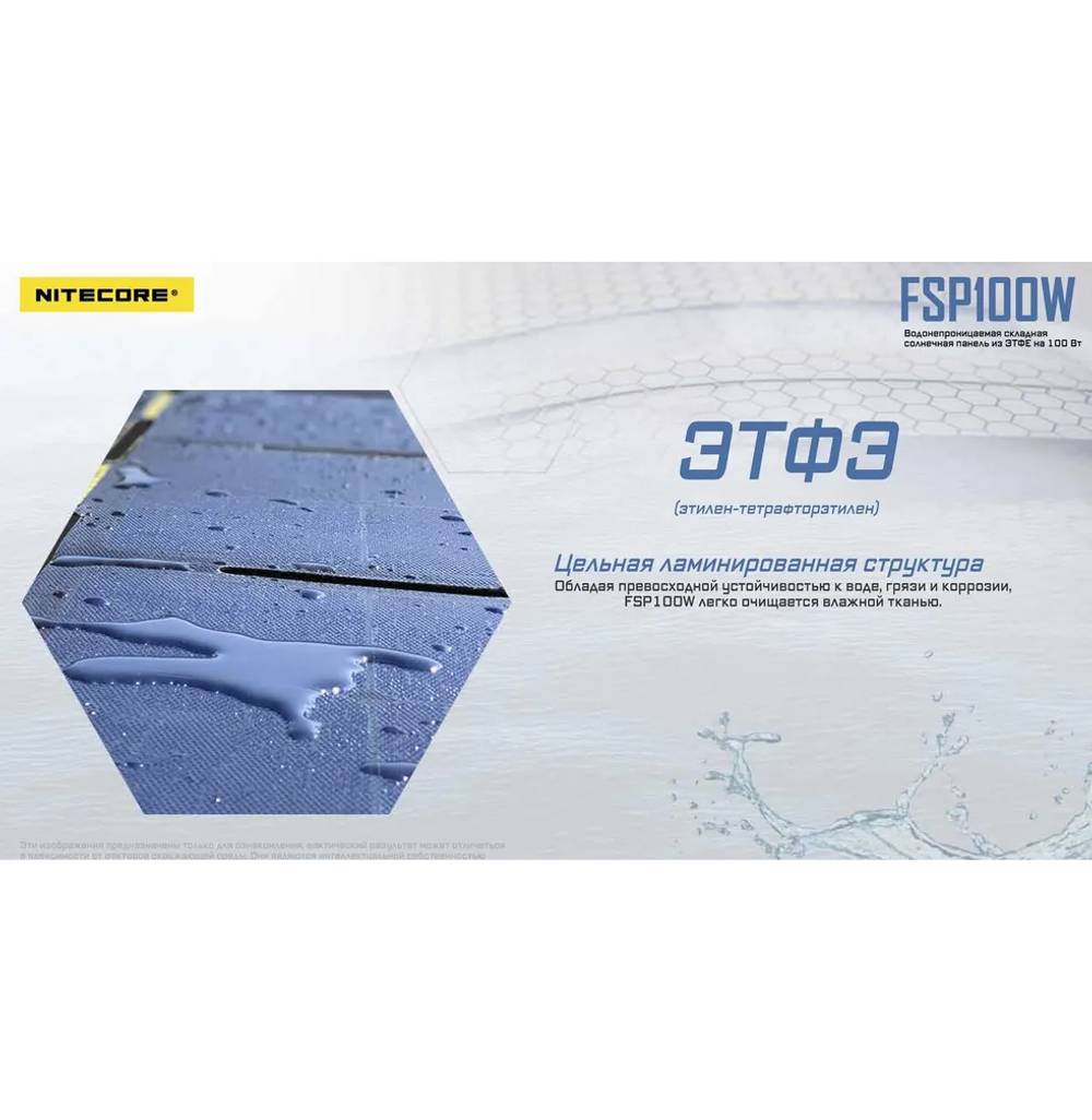 Солнечная батарея Nitecore FSP100 100 Вт.