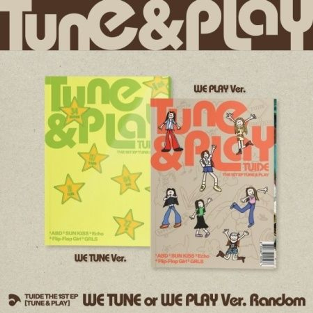 Альбом TUIDE - TUNE & PLAY 1st EP Album 2 Version SET
