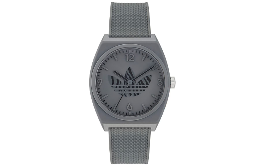 Adidas Originals Wrist Watch Quartz Movement Resin Strap 38mm Gray Dial Unisex 50m Water Resistant
