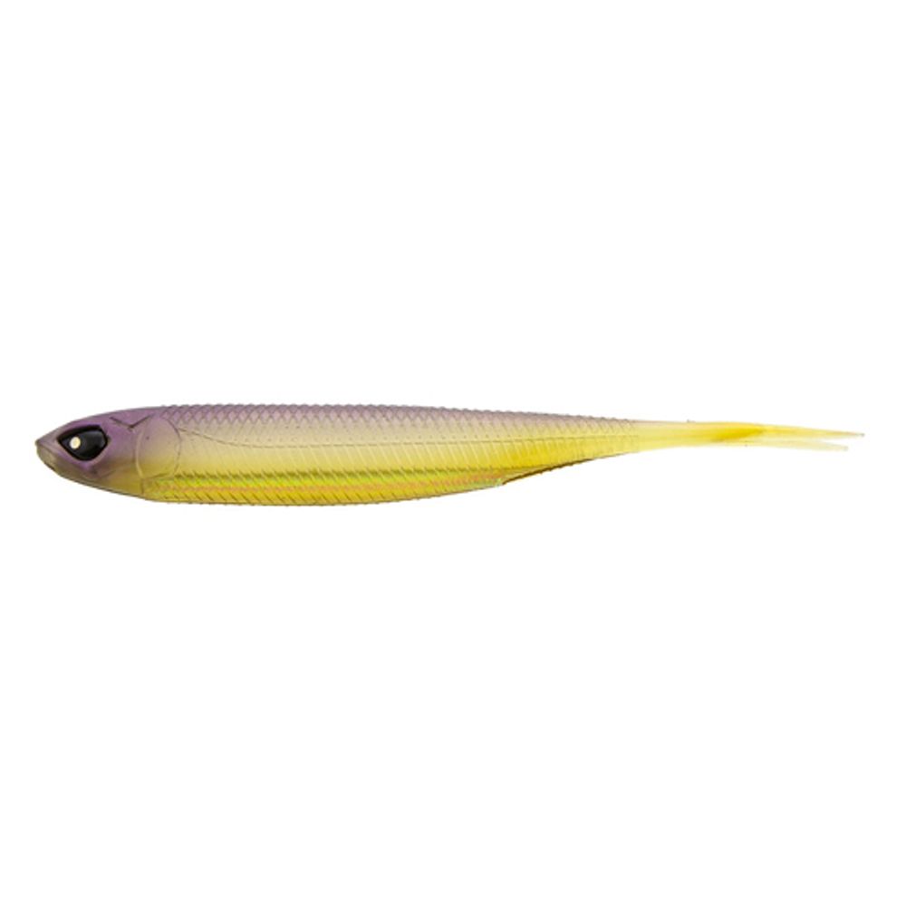 Виброхвост LJ 3D Series Makora Split Tail 3.0in (7,6 см), цвет 004, 7 шт/уп