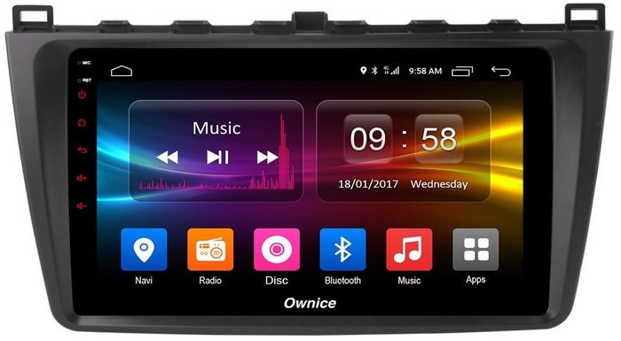 Магнитола для Mazda 6 2007-2012 (GH) - Kuberg OL-9506 QLed, Android 12, Быстрая, CarPlay, 4G SIM-слот