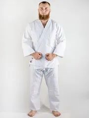 C333 Кимоно для дзюдо подростковое Clinch Judo Silver FDR белое