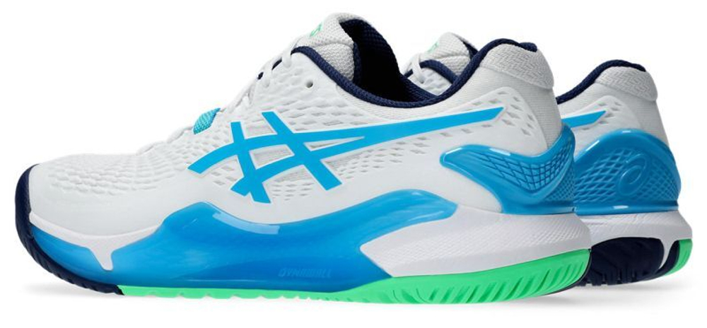 Мужские кроссовки теннисные Asics Gel-Resolution 9 - белый