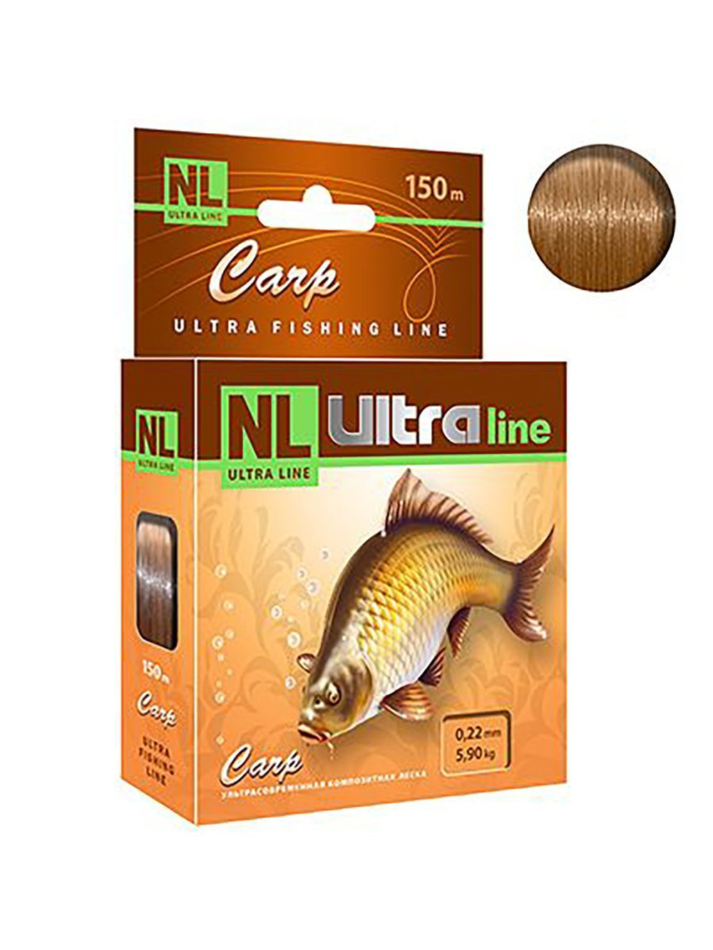 Полиэстровая леска NL ULTRA CARP летняя 0,3 мм 1 шт