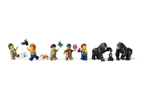 Конструктор LEGO City 60437 Вертолёт-исследователь джунглей в базовом лагере