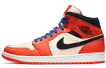 Jordan 1 Mid 'Team Orange Black'