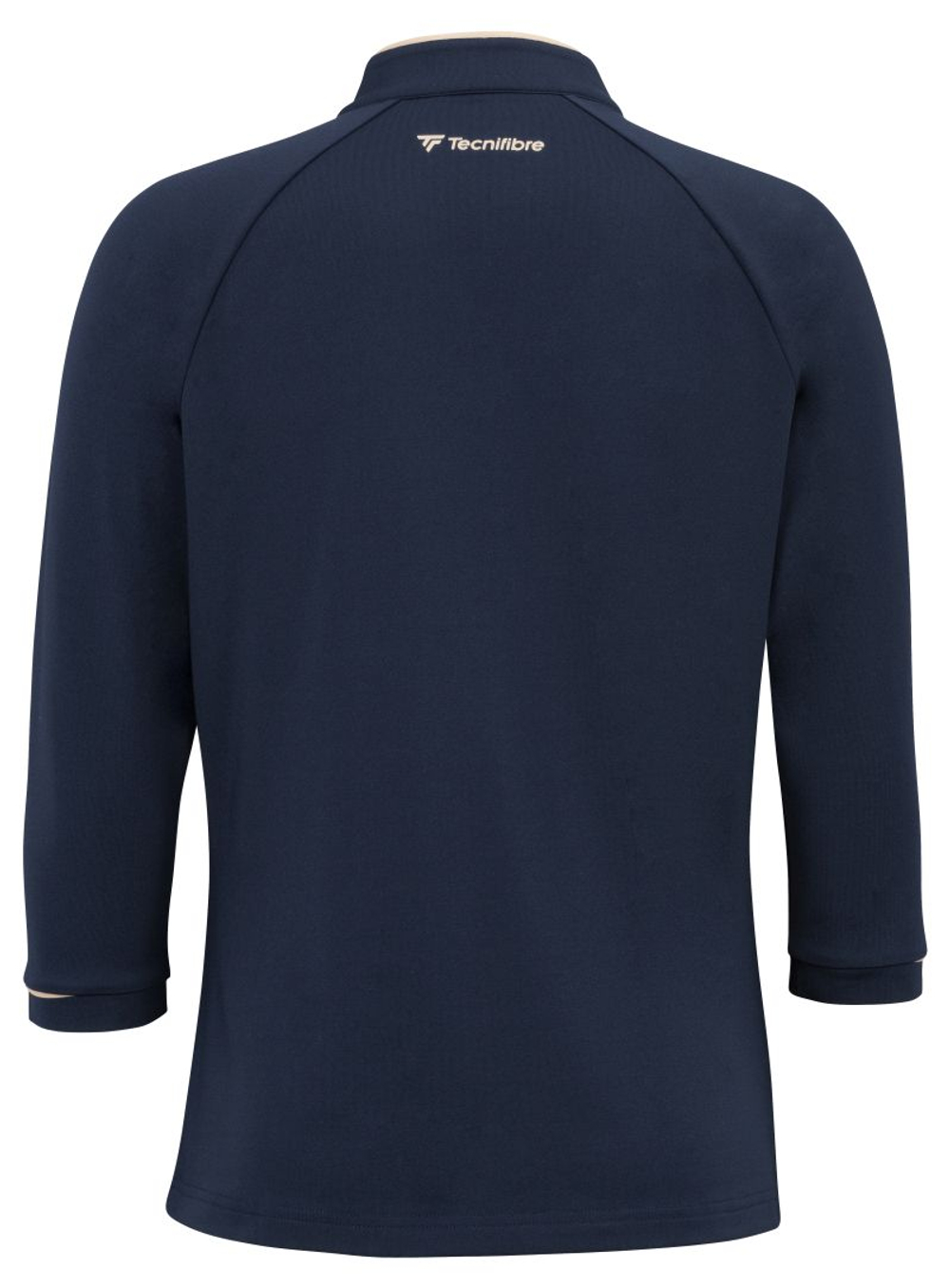 Женская теннисная футболка (длинный рукав) Tecnifibre Thermo Zipper 3/4 Sleeves - marine