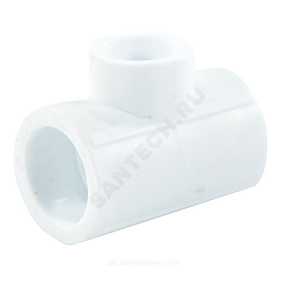 Тройник PP-R переходной белый Дн 40х20х40 PRO VALFEX 10402040-PRO