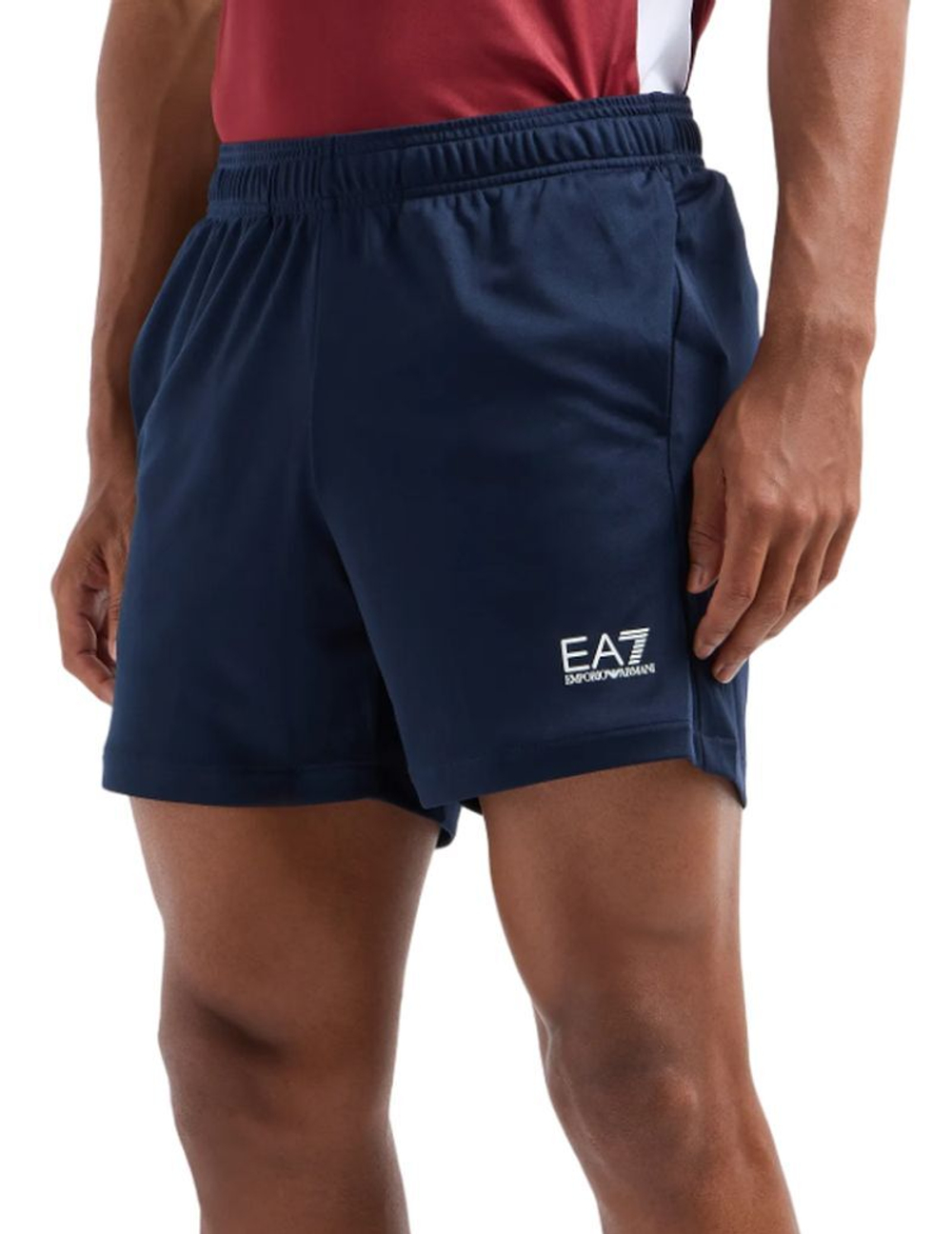 Мужские теннисные шорты EA7 Man Jersey - небесный