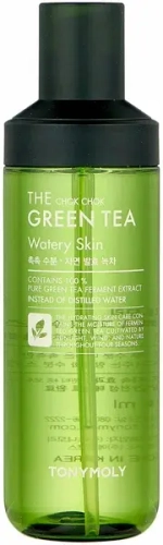 TONYMOLY Увлажняющий тоник для лица с экстрактом зеленого чая THE CHOK CHOK GREEN TEA Watery Skin 180 мл