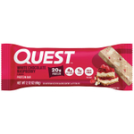 Quest Nutrition, протеиновый батончик, белый шоколад и малина, 4 шт. по 60 г (2,12 унции)