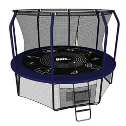 Батут UNIX line SUPREME GAME 14 ft (blue)