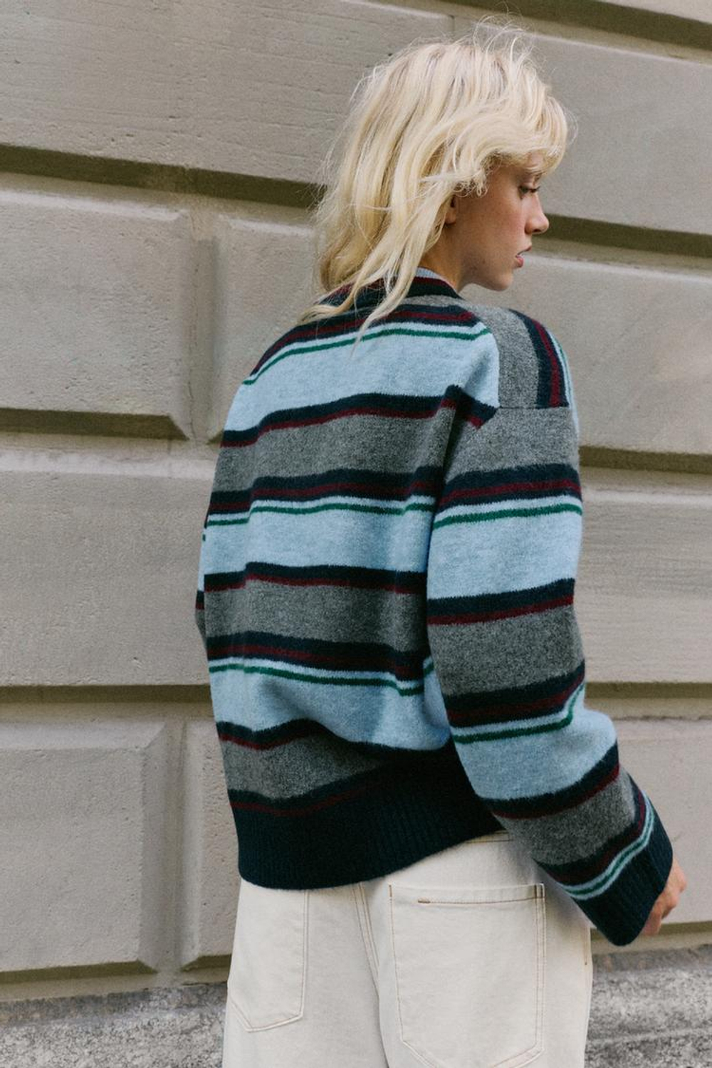 ZARA ТРИКОТАЖНОЕ ПОЛО В ПОЛОСКУ, РАЗНОЦВЕТНЫЙ