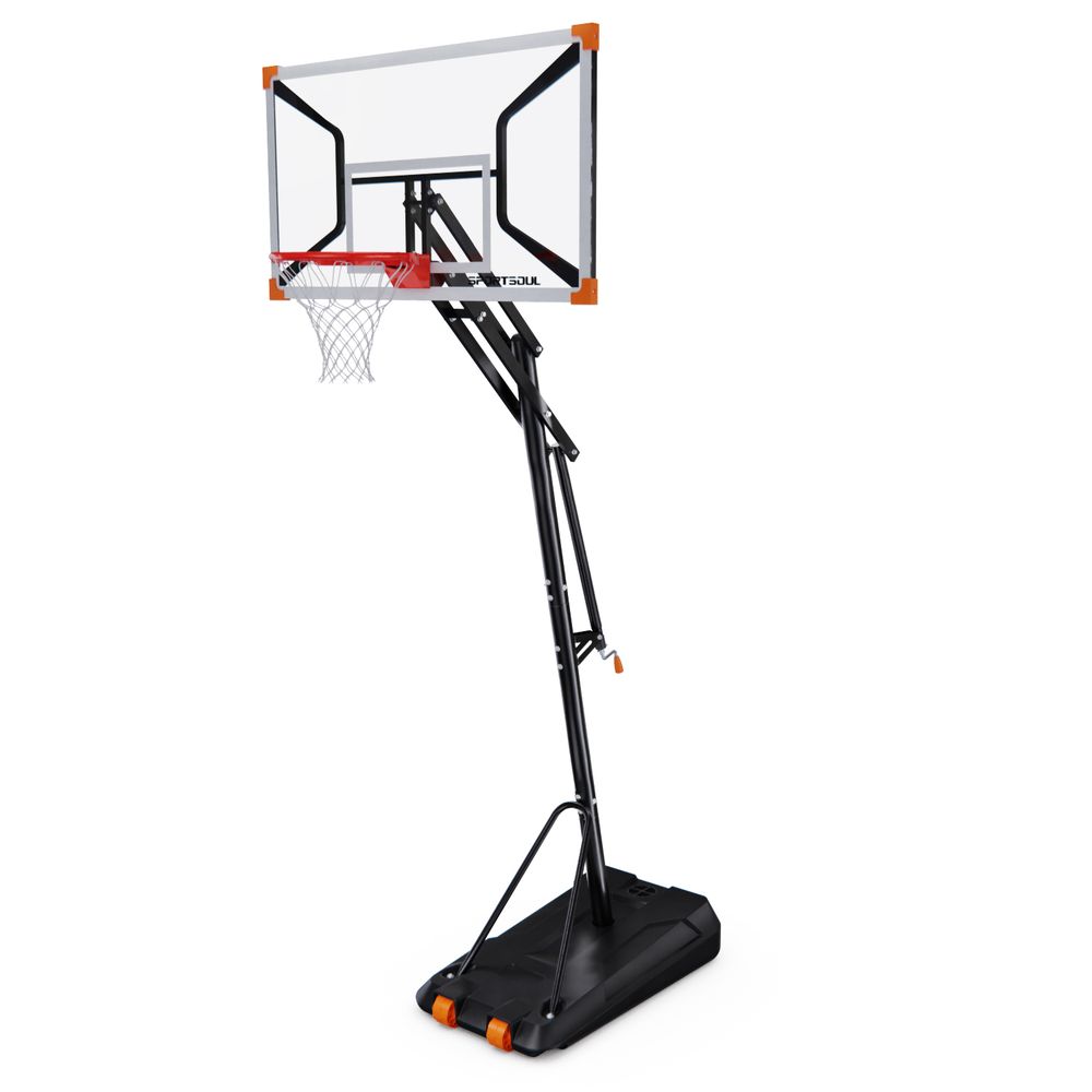 Баскетбольная мобильная стойка DFC SPORTSOUL, 137 х 84 x 0.3 см