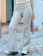 Женские трикотажные брюки клеш из модала - BERSHKA