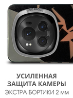 Дизайнерский чехол из пластика для HONOR MAGIC 6 PRO с усиленной защитой камеры и глянцем