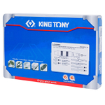KING TONY (9-4128FR) Набор отвертка ударная 5/16" с принадлежностями, ложемент, 10 предметов