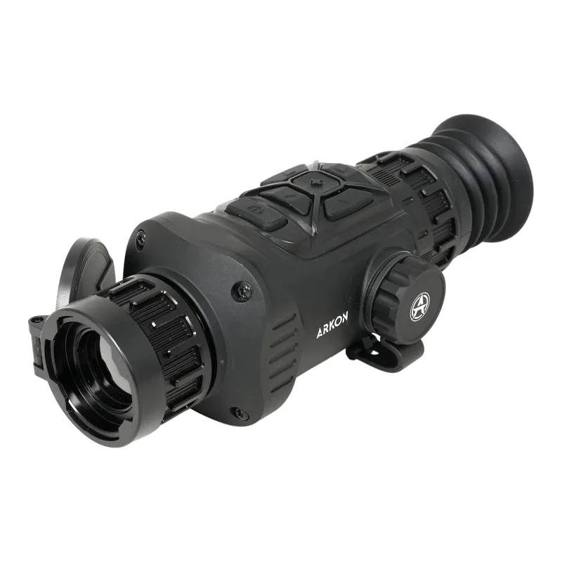 Тепловизионный прицел ARKON Arma LR25 / Аркон Арма ЛР 25 (с баллистическим калькулятором) - вид спереди сбоку