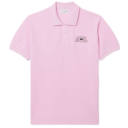 Теннисное поло Lacoste Classic Fit Graphic Branding - albizia