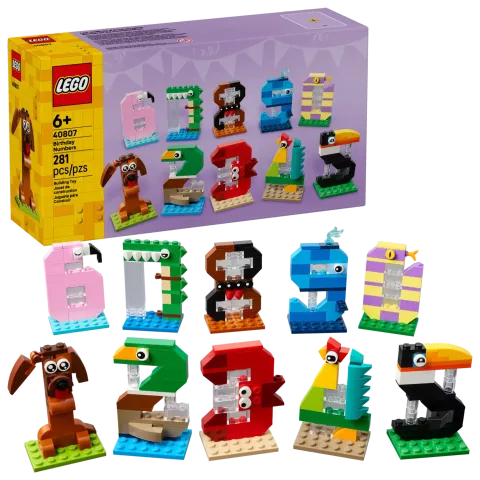 Конструктор LEGO 40807 Числа на день рождения